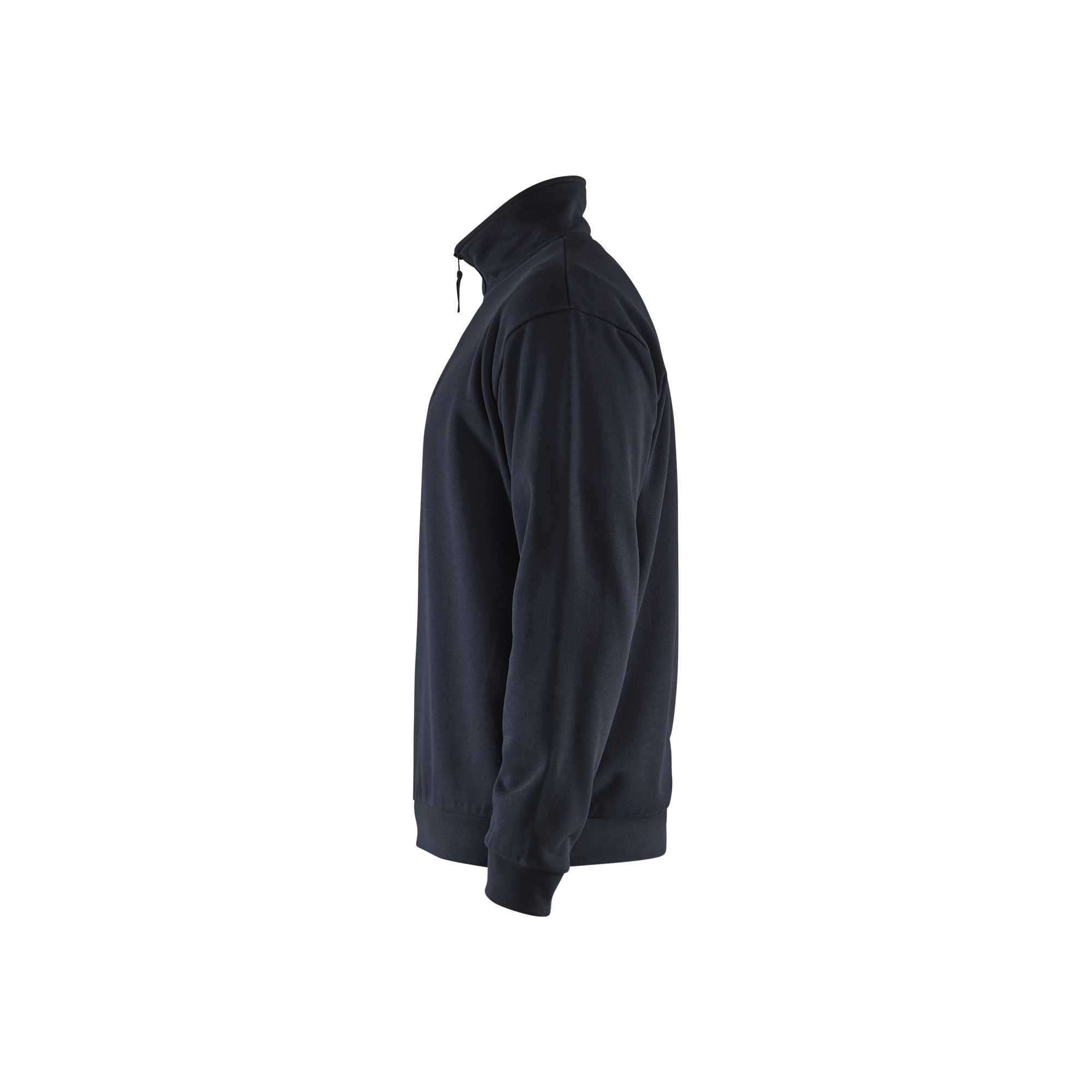 BLAKLADER 35871169 Sweatshirt Half Zip Half-zip Work Sweatshirt MEN - Brushed Fleece